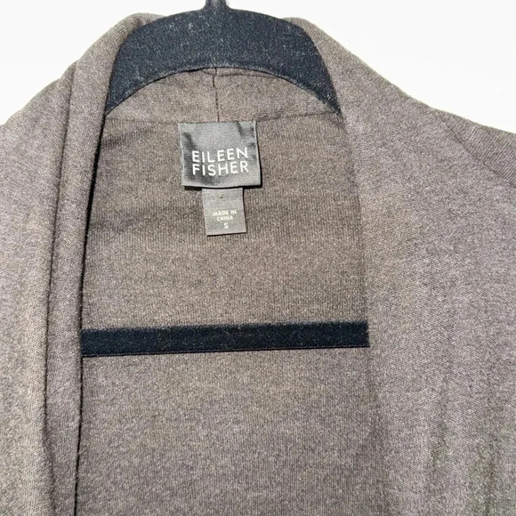 Eileen Fisher Brown Cardigan 100% Viscose Women’s Small Professional Business - Picture 3 of 11